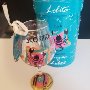 Lolita Scorpio glass ornament